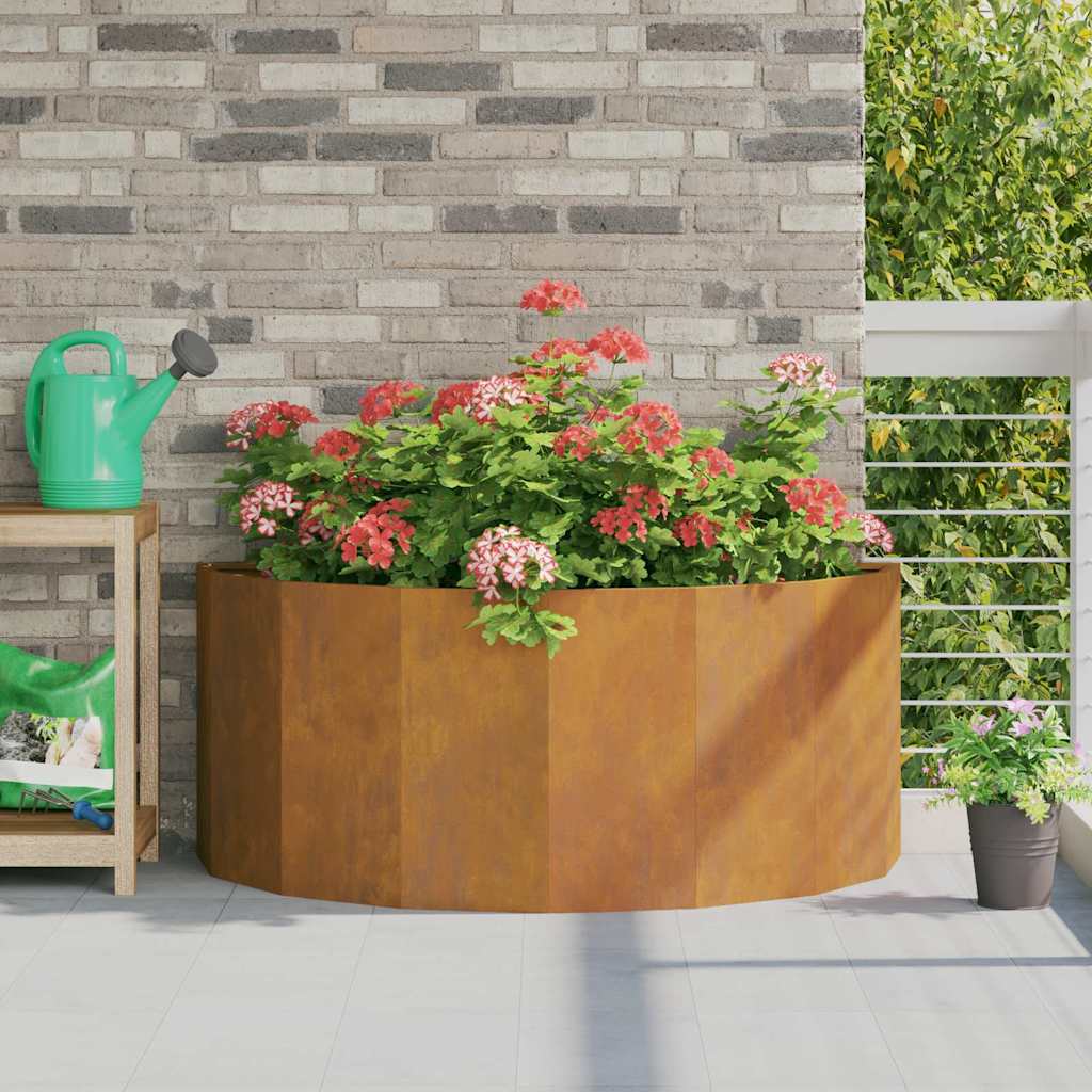 vidaXL Jardinieră Ruginit 120 x 60 x 50 cm
