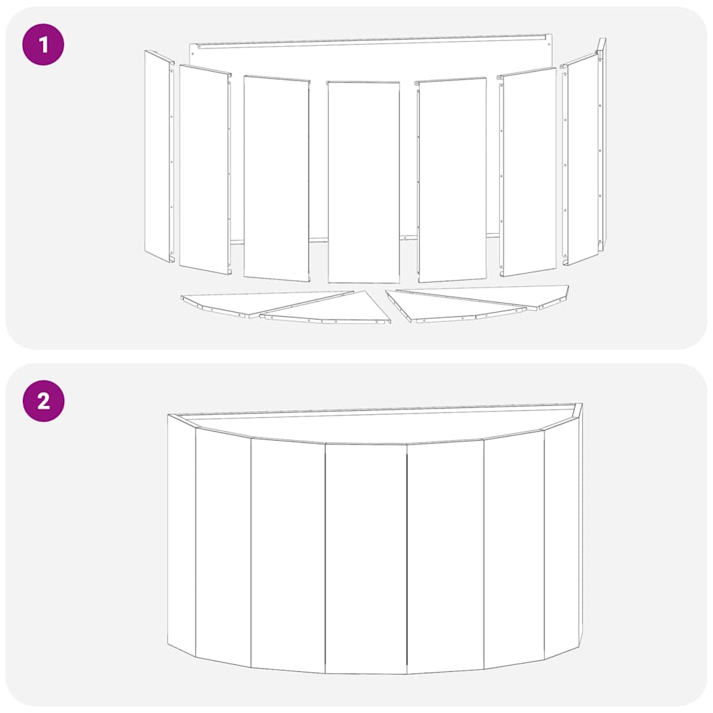 Plantekasse Rusten 90 x 45 x 50 cm Cortenstål 11