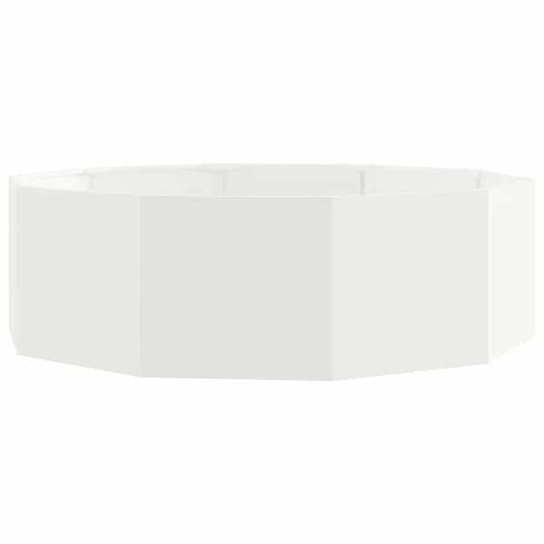 vidaXL Taimekast Valge 120 x 120 x 35 cm Teras