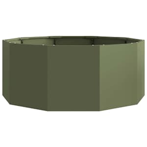 Truhlík Olivově zelená 90 x 90 x 35 cm Ocel - obrázek 5