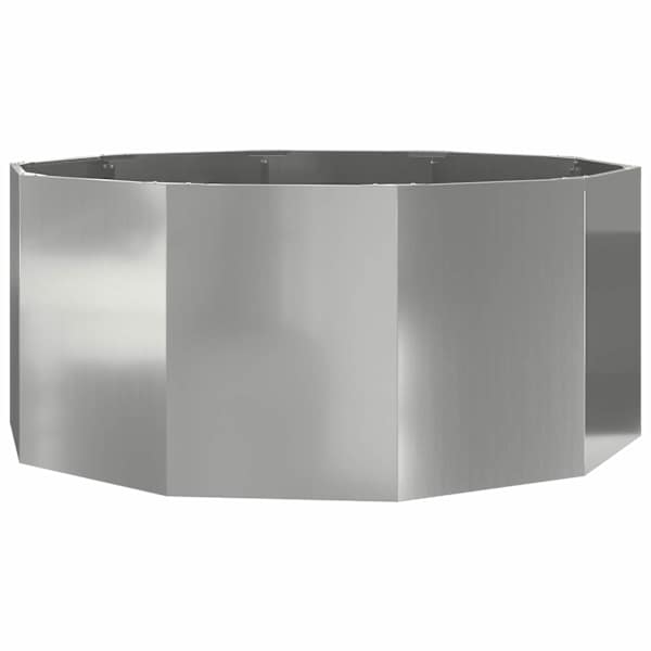 vidaXL Taimekast H&otilde;bedane 120 x 120 x 50 cm Tsinkteras