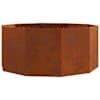 vidaXL Taimekast Rooste 120 x 120 x 50 cm terase t&uuml;&uuml;p