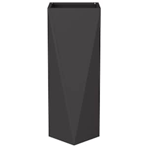 Truhlík 2 pcs Černá 30 x 30 x 75 cm Ocel - obrázek 6