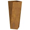 vidaXL Taimekast 2 tk Rooste 30 x 30 x 75 cm terase t&uuml;&uuml;p