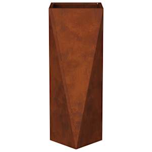 Truhlík 2 pcs Rezavá 30 x 30 x 75 cm Povětrnostně odolná ocel - obrázek 6