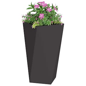 Truhlík 2 pcs Černá 40 x 40 x 75 cm Ocel - obrázek 3