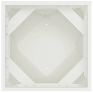 Truhlík Bílá 40 x 40 x 75 cm Ocel - obrázek 6