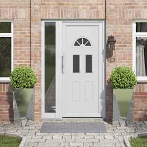 Cvetlično korito 2 pcs srebrna 40 x 40 x 75 cm Cinkana jeklena