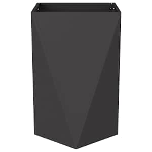 Truhlík 2 pcs Černá 50 x 50 x 75 cm Ocel - obrázek 6