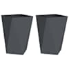 vidaXL Taimekast 2 tk Antratsiit 50 x 50 x 75 cm Teras
