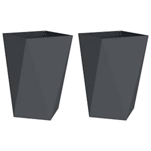 Truhlík 2 pcs Antracit 50 x 50 x 75 cm Ocel - obrázek 2