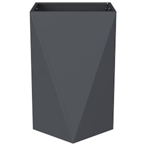 Truhlík 2 pcs Antracit 50 x 50 x 75 cm Ocel - obrázek 6