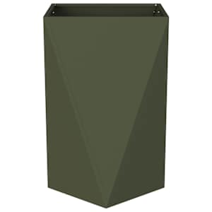 Truhlík 2 pcs Olivově zelená 50 x 50 x 75 cm Ocel - obrázek 6