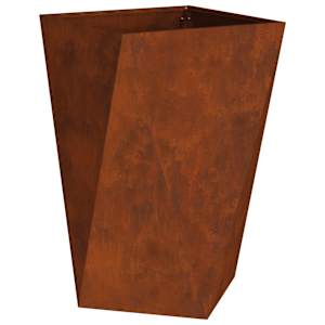 Truhlík 2 pcs Rezavá 50 x 50 x 75 cm Povětrnostně odolná ocel - obrázek 5