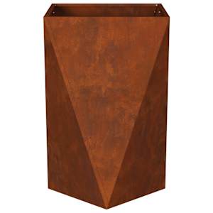 Truhlík 2 pcs Rezavá 50 x 50 x 75 cm Povětrnostně odolná ocel - obrázek 6