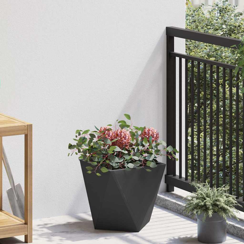 vidaXL Jardinieră Negru 30 x 30 x 30 cm Oțel
