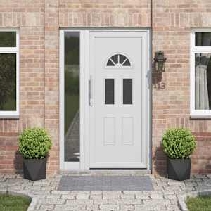 Cvetlično korito 2 pcs Črna 30 x 30 x 30 cm Jeklo