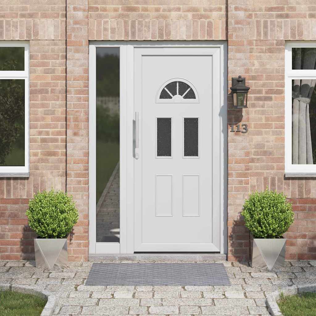 vidaXL Jardinieră 2 pcs Argintiu 30 x 30 x 30 cm Oţel inoxidabil