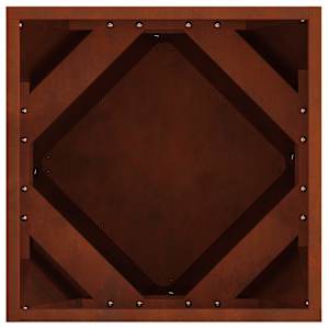 Truhlík 2 pcs Rezavá 40 x 40 x 40 cm Povětrnostně odolná ocel - obrázek 7