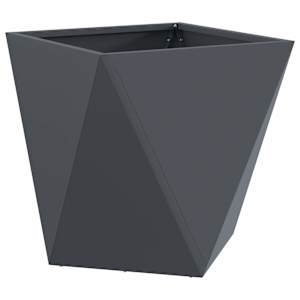 Truhlík 2 pcs Antracit 50 x 50 x 50 cm Ocel - obrázek 5