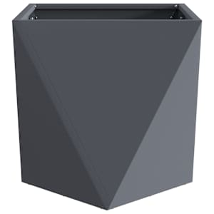 Truhlík 2 pcs Antracit 50 x 50 x 50 cm Ocel - obrázek 6