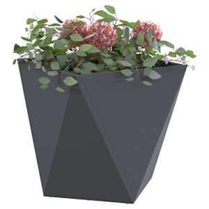 Truhlík 2 pcs Antracit 50 x 50 x 50 cm Ocel - obrázek 3