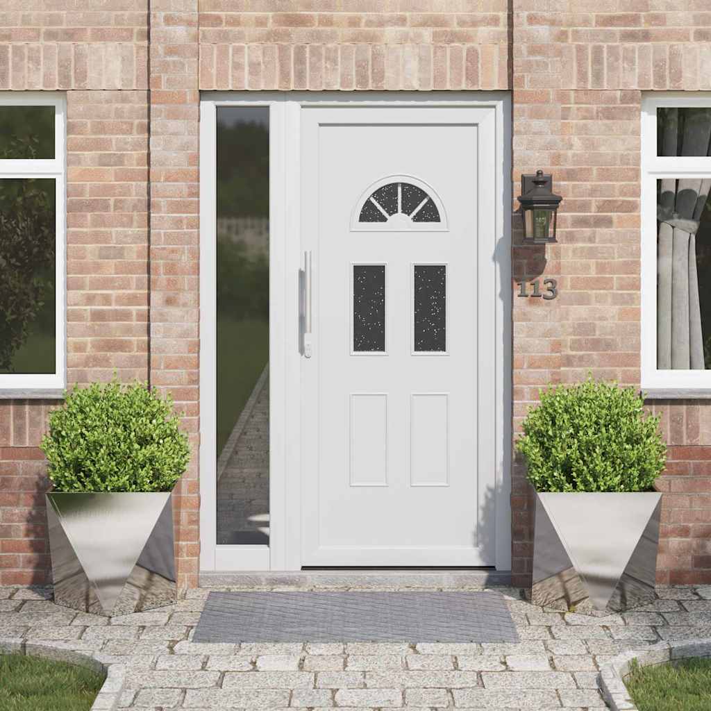 vidaXL Jardinieră 2 pcs Argintiu 50 x 50 x 50 cm Oţel inoxidabil