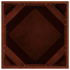 Truhlík 2 pcs Rezavá 50 x 50 x 50 cm Povětrnostně odolná ocel - obrázek 7