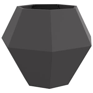 vidaXL Taimekast Must 100 x 100 x 80 cm Teras