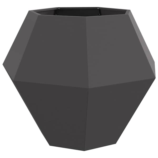 vidaXL Taimekast Must 100 x 100 x 80 cm Teras