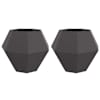 vidaXL Taimekast 2 tk Must 100 x 100 x 80 cm Teras