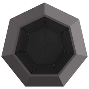 Truhlík 2 pcs Černá 100 x 100 x 80 cm Ocel - obrázek 7