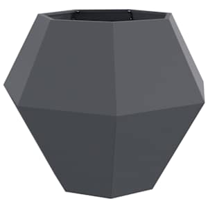 Truhlík 2 pcs Antracit 100 x 100 x 80 cm Ocel - obrázek 5