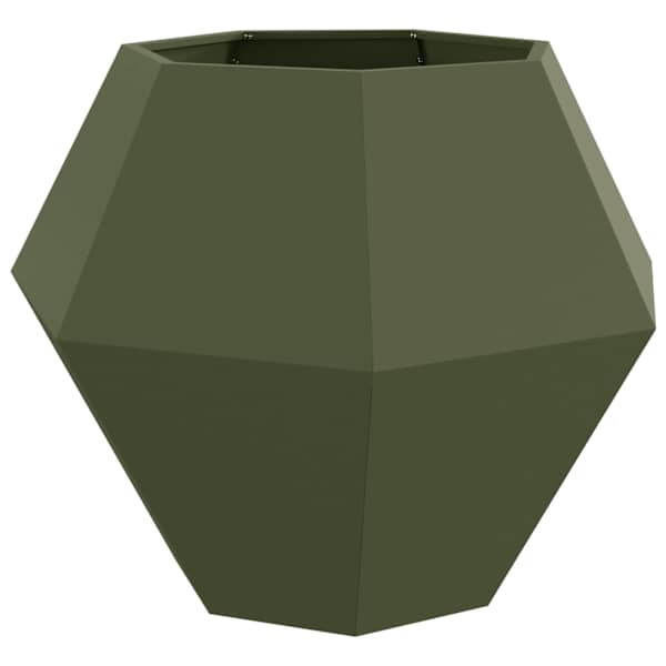 vidaXL Taimekast Oliiviroheline 100 x 100 x 80 cm Teras