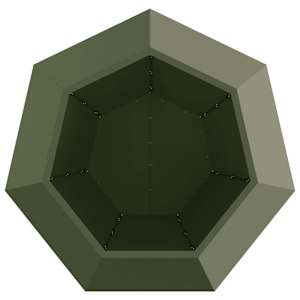 Truhlík 2 pcs Olivově zelená 100 x 100 x 80 cm Ocel - obrázek 7