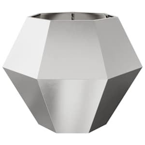 Truhlík 2 pcs Stříbrná 100 x 100 x 80 cm Nerezová ocel - obrázek 6