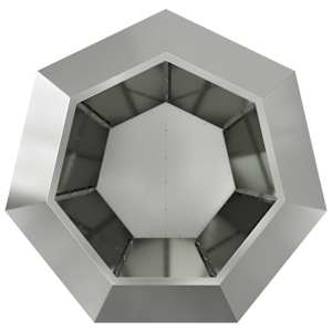 Truhlík 2 pcs Stříbrná 100 x 100 x 80 cm Pozinkovaná ocel - obrázek 7