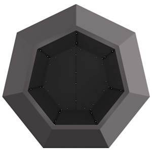 Truhlík 2 pcs Černá 75 x 75 x 60 cm Ocel - obrázek 7