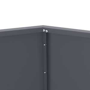Truhlík 2 pcs Antracit 75 x 75 x 60 cm Ocel - obrázek 8