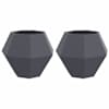 vidaXL Taimekast 2 tk Antratsiit 75 x 75 x 60 cm Teras
