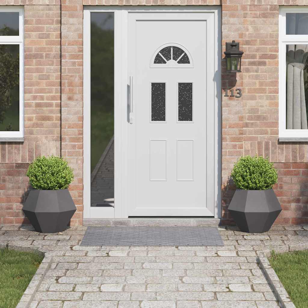 Grădinărit - Jardinieră 2 pcs Negru 50 x 50 x 40 cm Oțel