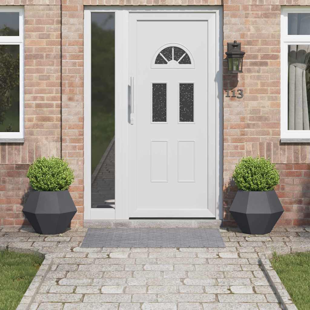 Grădinărit - Jardinieră 2 pcs Antracit 50 x 50 x 40 cm Oțel