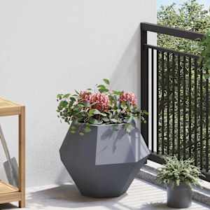 Truhlík 2 pcs Antracit 50 x 50 x 40 cm Ocel - obrázek 4
