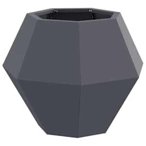 Truhlík 2 pcs Antracit 50 x 50 x 40 cm Ocel - obrázek 5