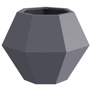 Truhlík 2 pcs Antracit 50 x 50 x 40 cm Ocel - obrázek 6