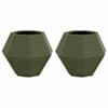 vidaXL Taimekast 2 tk Oliiviroheline 50 x 50 x 40 cm Teras