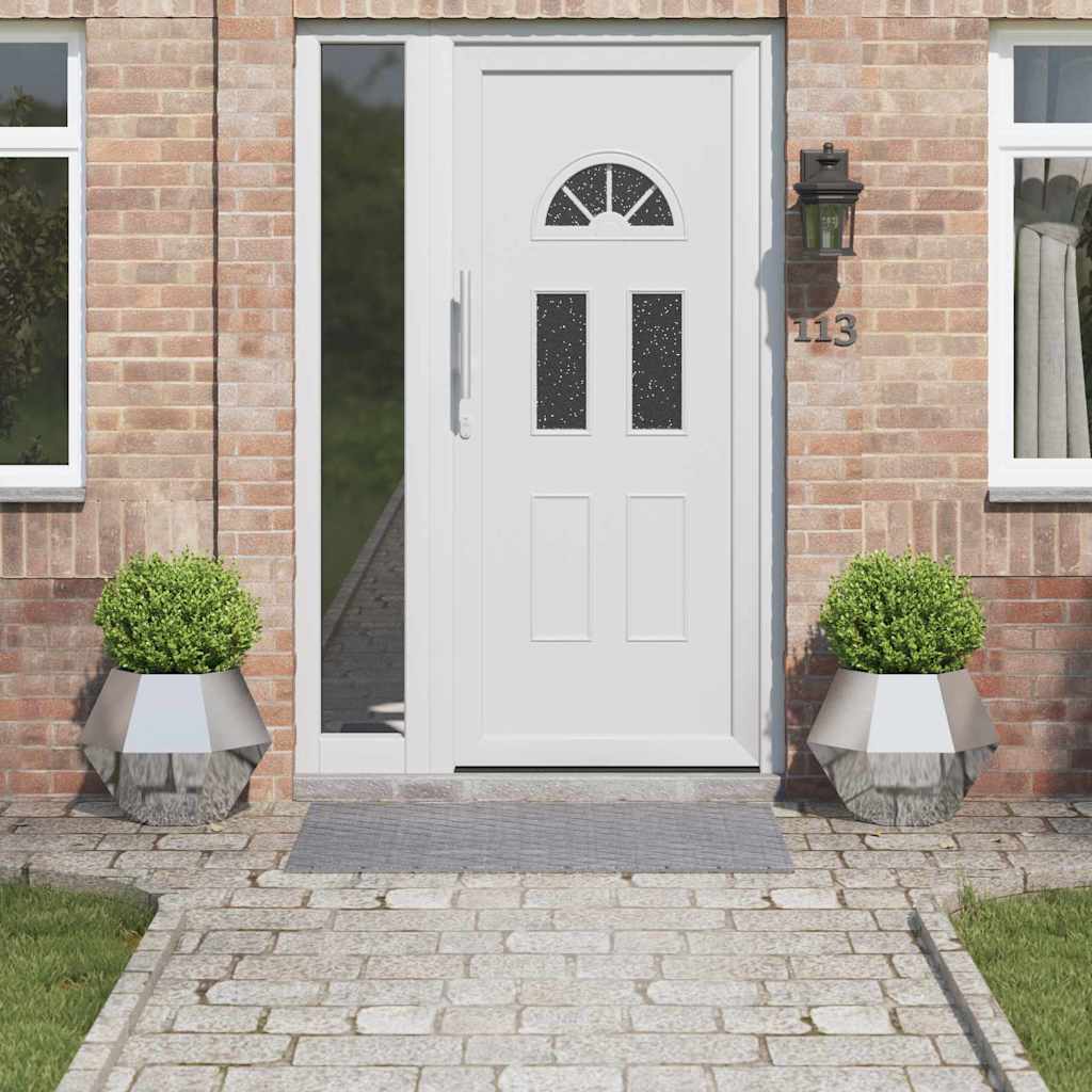 Grădinărit - Jardinieră 2 pcs Argintiu 50 x 50 x 40 cm Oțel Galvanizat