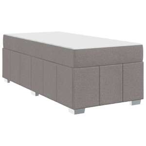 Rám postele s matrací Taupe 80 x 200 cm textil - obrázek 4