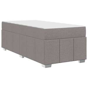 Rám postele s matrací Taupe 80 x 200 cm textil - obrázek 9