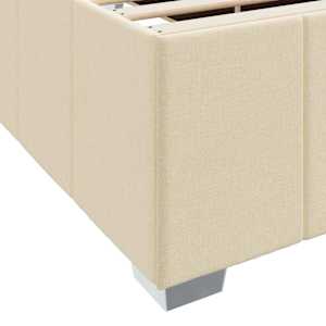 Rám postele s matrací Krémová 90 x 190 cm textil - obrázek 10